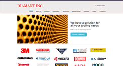 Desktop Screenshot of diamantinc.ca
